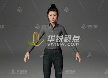 AI寫實(shí)虛擬人人物模型